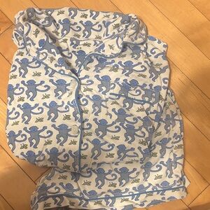 Blue Monkey Roller Rabbit Pajamas